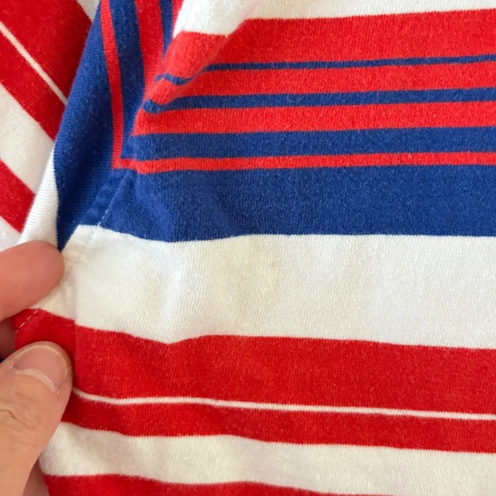 Y2K Marithe Francois Girbaud Polo Shirt Mens XL Striped 90s Streetwear Sporty